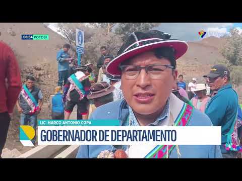 Gobernación de Potosí entrega sistema de riego en Yura con una inversión de Bs 2,9 millones