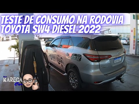 CONSUMO TOYOTA SW4 SRX DIESEL NA RODOVIA! #diesel #consumo #testedeconsumo #sw4 #toyota #turbo