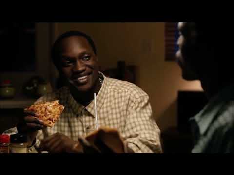 The Good Lie but it's just the pizza scene