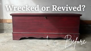 How to Replace Veneer | Lane Cedar Chest Revival