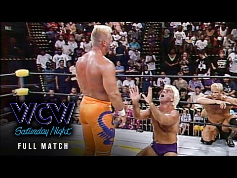 FULL MATCH: Sting & Ricky Steamboat vs. Ric Flair & Steve Austin: WCW Saturday Night, July 30, 1994
