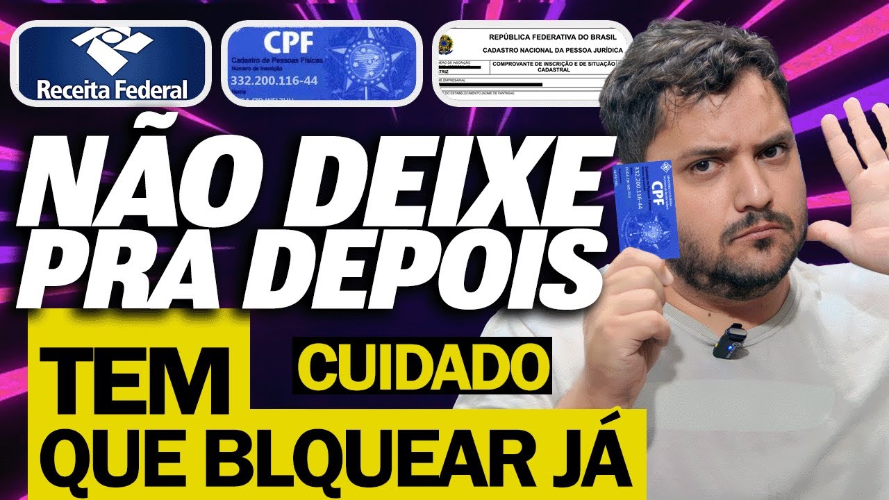 Bloqueie o seu CPF urgente (descubra se abriram um CNPJ golpista no seu nome)