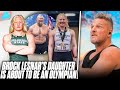 Brock Lesnar's Daughter Is Setting Shot Put Records, On Her Way To Olympics?! | Pat McAfee Reacts