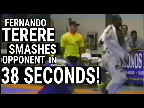 FERNANDO TERERE JIU JITSU MATCH | Dummy Sweep to Triangle Choke Susmission (SUPER FAST!!!) 😱