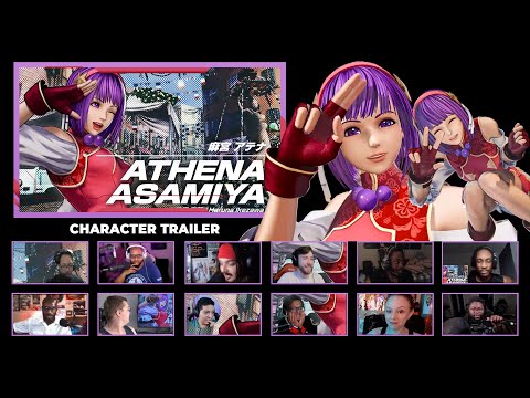 Character Trailer #26| TEAM SUPER HEROINE | ATHENA ASAMIYA | KOF XV [ Reaction Mashup Video ]