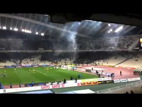 westview gr  Εισβολή των οπαδών της ΑΕΚ στο ΟΑΚΑ