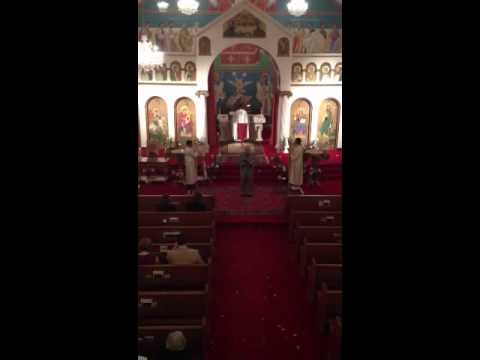 Pascha 2012 Gospel reading chanted in Arabic