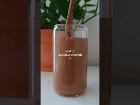 Healthy Chocolate Smoothie Recipe #shorts
