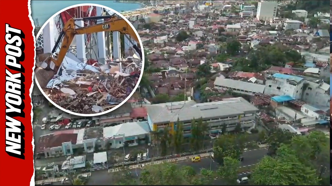 Wild Moment Northern Indonesia Gets ROCKED by 7.4 Magnitude Earthquake