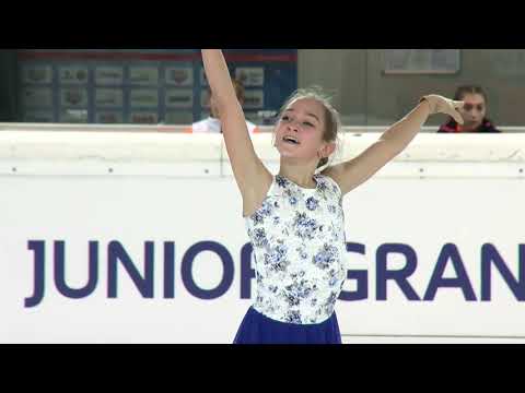 Sofiia NESTEROVA UKR Ladies Short Program EGNA-NEUMARKT 2017