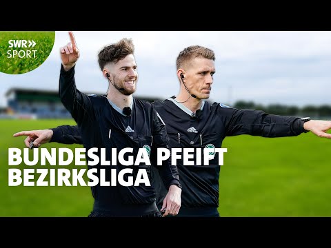 Nils Petersen und Anton Stach als Schiedsrichter bei Bezirksliga-Derby | SWR Sport