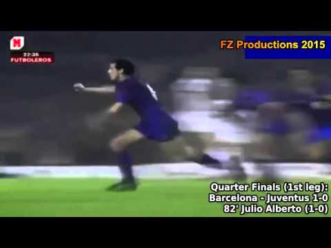 1985-1986 European Cup: FC Barcelona All Goals (Road to the Final)