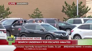Escaped Caddo Co. inmates put county on high alert, search underway