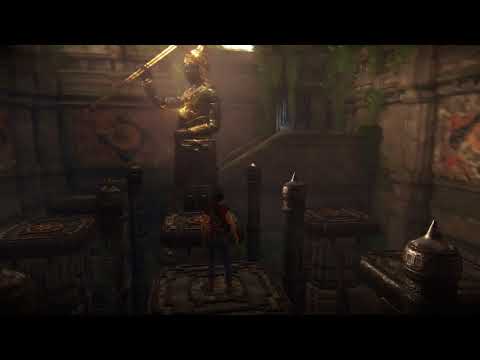 Uncharted: The Lost Legacy: Axe Statue Puzzle Solution - Room 1