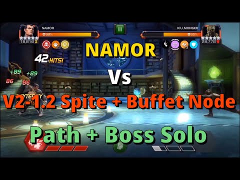 NAMOR Solo Variant-2 1.2 Spite + Buffet Node & Boss #MCOC(Marvel Contest of Champions )