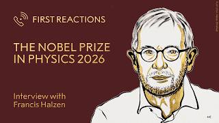 First reactions | Francis Halzen, Nobel Prize in Physics 2026 | telephone interview