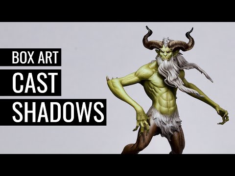 Painting Cast Shadows | Display Painting | Box Art | Masterclass |