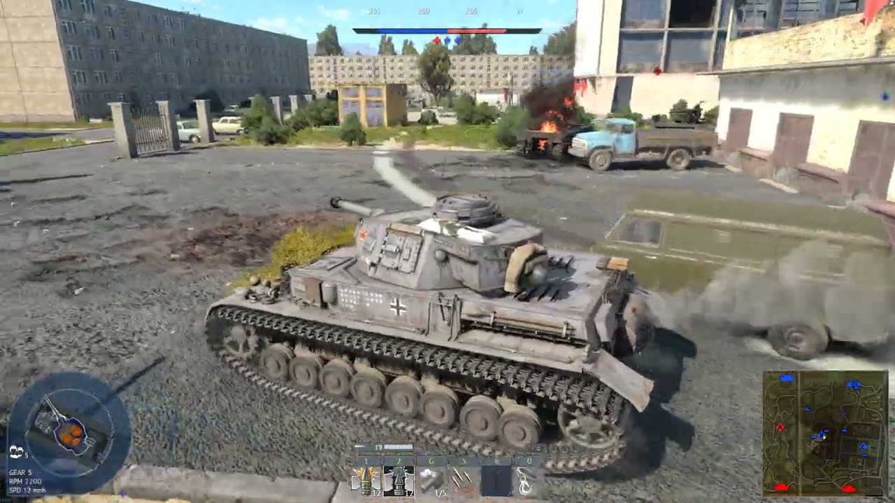 War Thunder / Evangelion BGM v1.5 Sound-Mod Preview (Ground Battles)