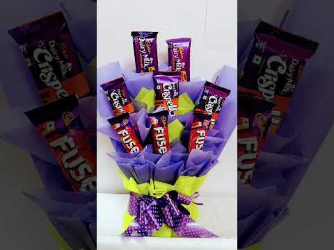Dairy Milk, Crispello, Fuse Chocolate Bouquet. 8 Chocolate Bouquet #bouquet #chocolate #valentine