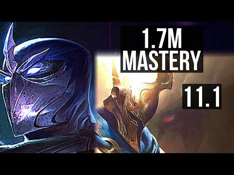 SHEN vs PANTHEON (TOP) | 1/0/9, 1.7M mastery, 1000+ games | KR Diamond | v11.1