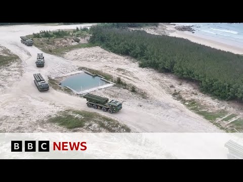 Video | China 'punishes' Taiwan president's remarks with new military drills | BBC News