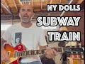 Subway Train The New York Dolls Guitar Lesson +- Tutorial [WITH SOLO!]