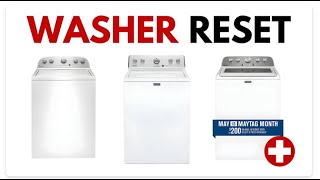 Whirlpool Washing Machine Reset Button Location
