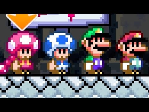 Super Mario Maker 2 🔧 Multiplayer Team Co-Op