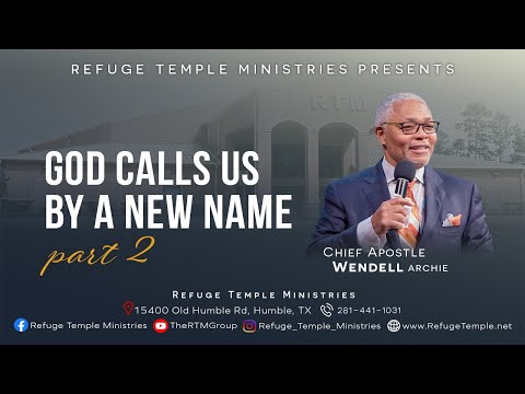 Refuge Temple Ministries Livestream