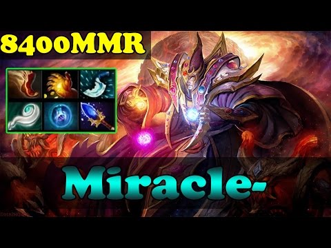 Dota 2 - Miracle- 8400 MMR Plays Invoker Vol 36 - Ranked Match Gameplay!
