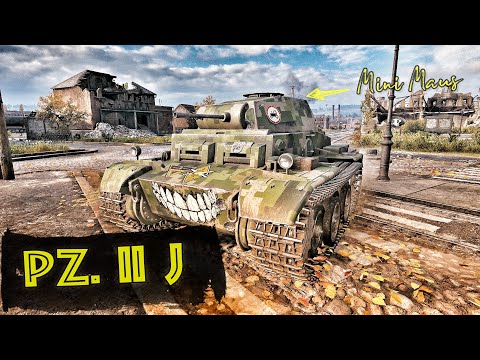 Pz. II J - Best Seal Clubbing - Germany Tier III LT | World of Tanks Replays | 25,5K WN8 10 kills