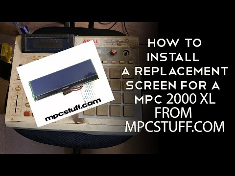 HOW TO REPLACE THE SCREEN ON A MPC 2000XL  *SHARE*