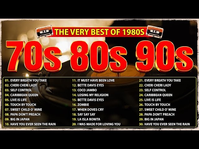 Best Music Hits 70s 80s 90s Playlist 📀 Greatest Hits 70s 80s 90s Oldies Music 1886 📀 Classic Music SDDEFAULT Thumbnail