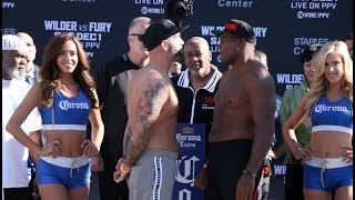 LUIS &#39;KING KONG&#39; ORTIZ v TRAVIS KAUFFMAN - OFFICAL WEIGH IN VIDEO (L.A) / WILDER v FURY