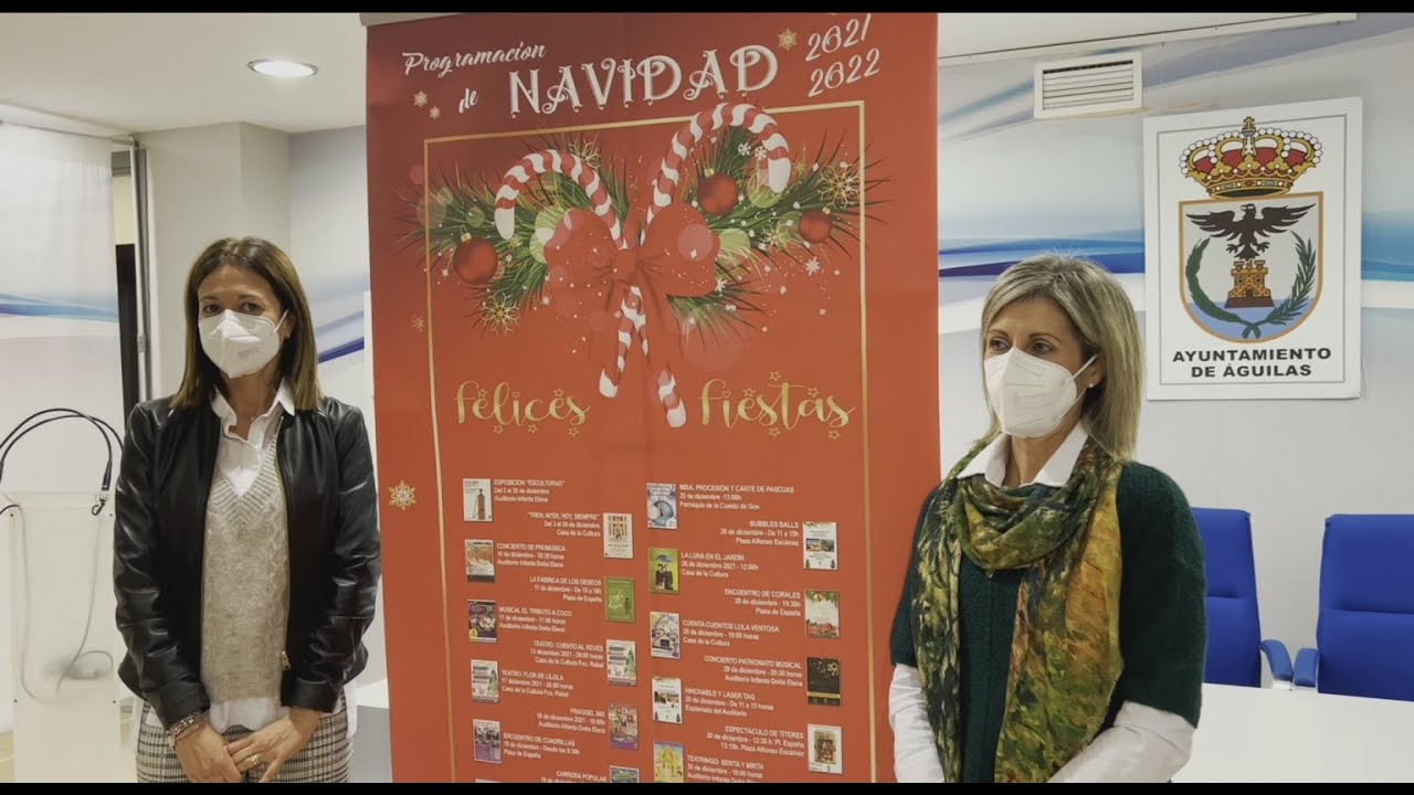 Presentación del Programa de Navidad 2021/2022 en Águilas