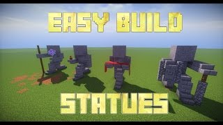 Minecraft How To Build Statues
