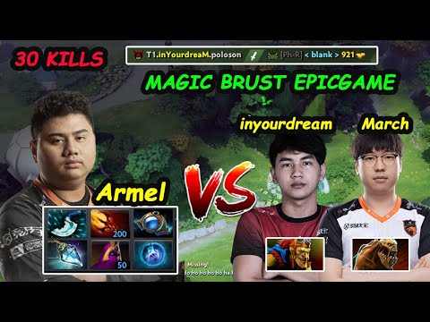 TNC Armel - [Pugna] Magic Brust God MIDLANE Rampage vs inyourdream March Dota 2 pro Gameplay