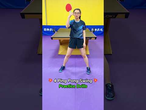 4 Ping Pong Drills to Boost Your Footwork and Timing #tabletennis #pingpong