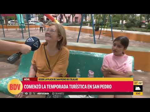 La temporada de verano se vive en San Pedro de Colalao