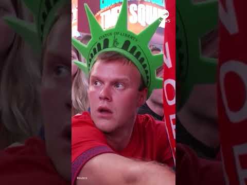 Norway World Cup fans took over Times Square