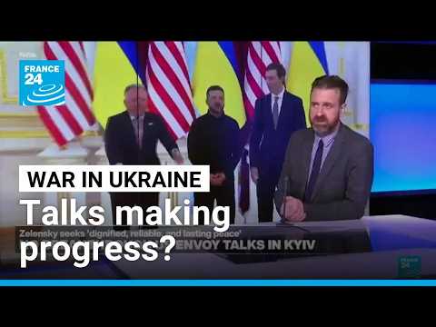 Signs of progress after US envoys Witkoff and Kushner hold talks in Ukraine?