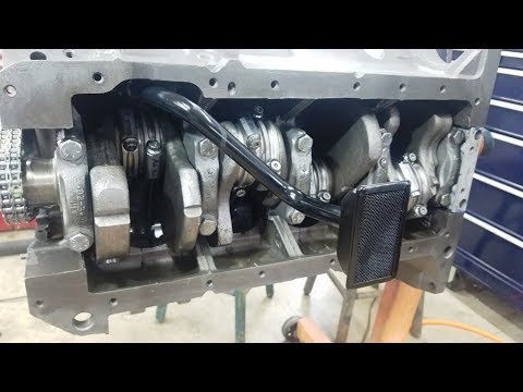 440 MOPAR Big Block Engine Building - Setting the Oil Pickup Tube Depth and Orientation