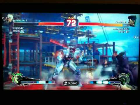 SUPER STREET FIGHTER 4 XBOX LIVE RANKED MATCH- wa75842 VS followupURSF 2