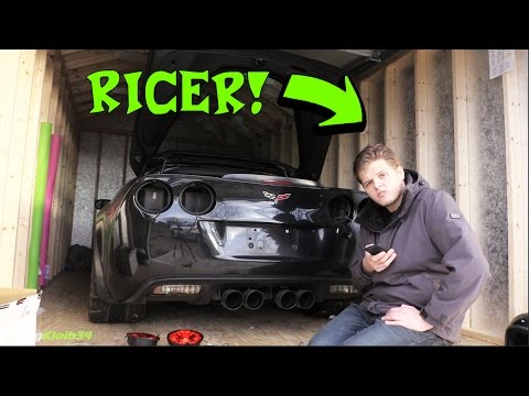 My Life as a RICER!? LED Halo Taillight Install VLOG