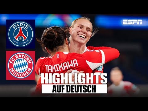 Bayern München kämpft sich zurück und besiegt PSG | UEFA Women's Champions League Highlights