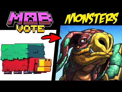 What if MINECRAFT MOBS Were FANTASY MONSTERS?! (Mob Vote 2022 Edition Lore & Speedpaint