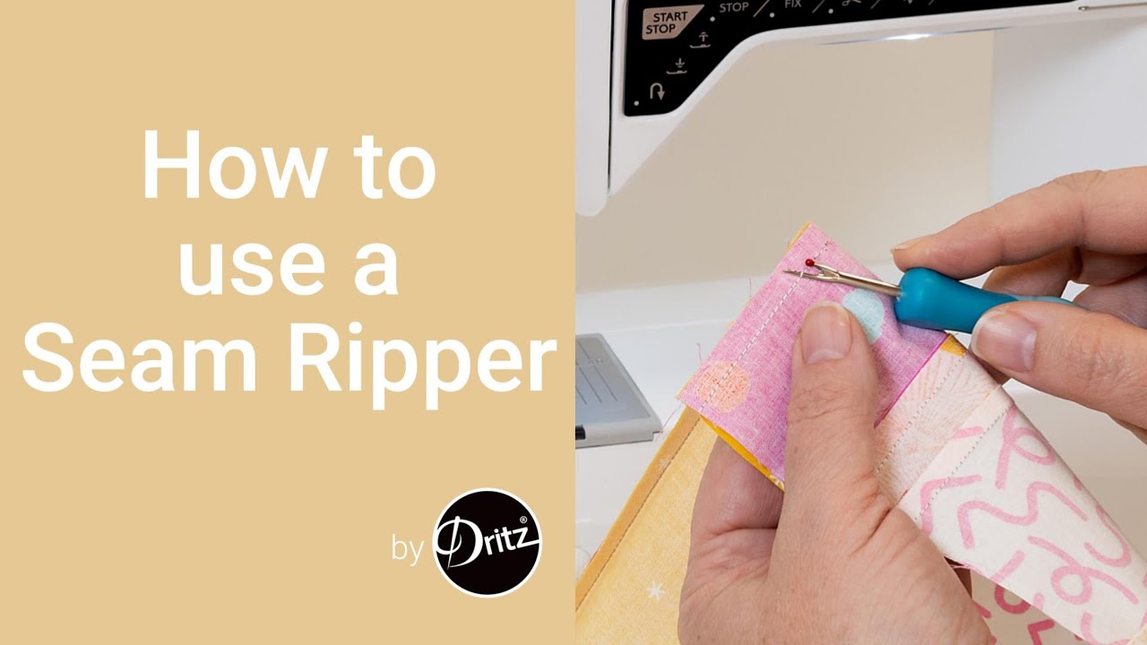 How to Use a Seam Ripper