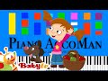 The Apple Song BabyTV Slow EASY Medium 4K Piano Tutorial