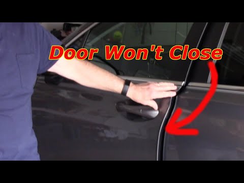 How To Fix A Car Door That Won't Close Or Latch