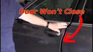 How To Fix A Car Door That Won